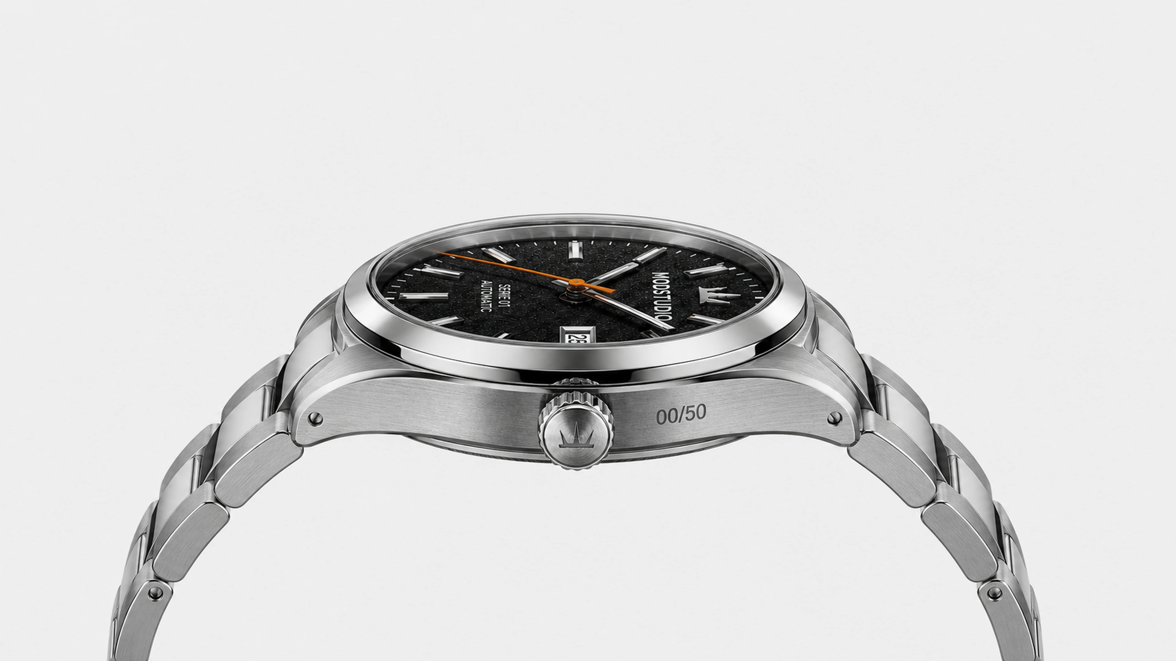 Vista lateral del reloj MODSTUDIO SERIE 01